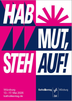 Plakat des Katholikentag 2026 in Würzburg